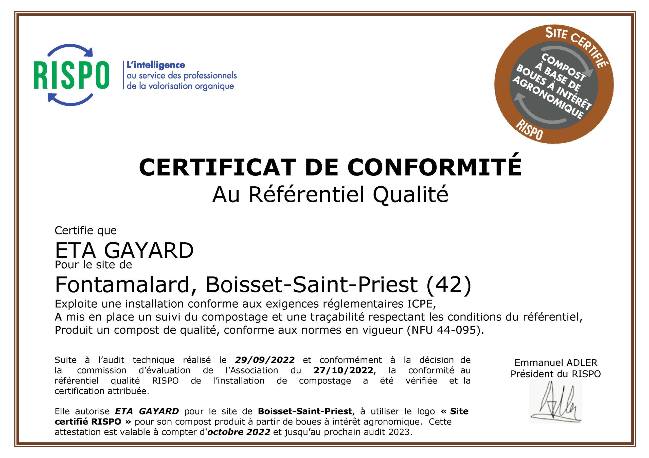 Certificat_GAYARD_BoissetSaintPriest_2022